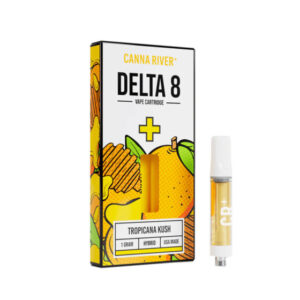 Delta 8 THC Vape Cartridge – Tropicana Kush – Hybrid 1g – Canna River